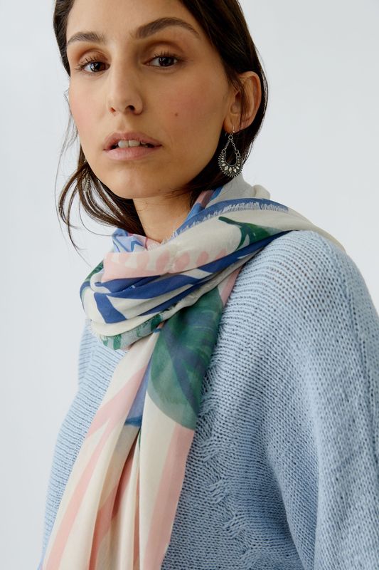 OUI Floral Print Scarf 97275