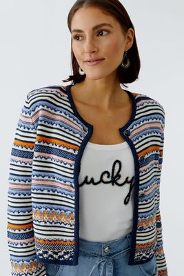 OUI Cardigan tricot rayé 97320