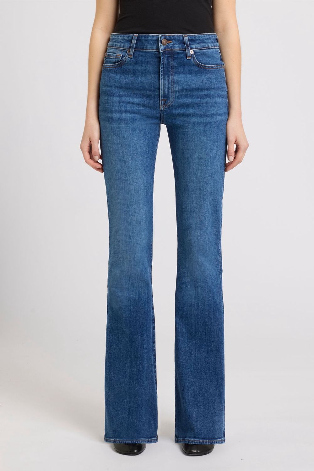 7 FOR ALL MANKIND The Leggy Bootcut Petite 7UBP0C12, Colour: Moonwater, Size: 25