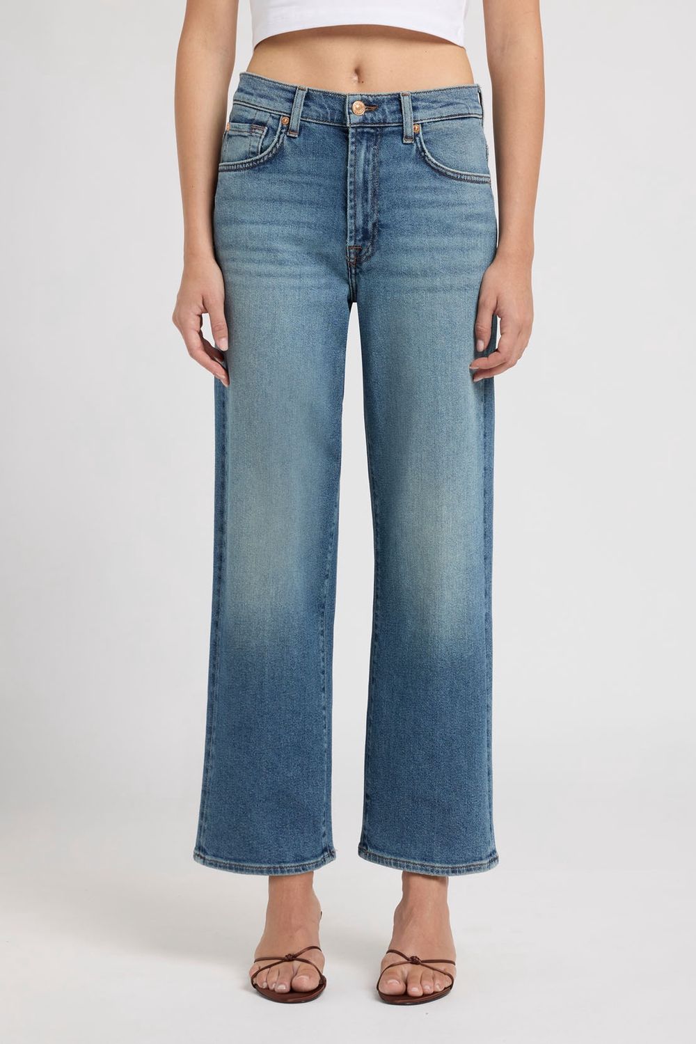 Stovepipe Straight Ankle Jeans – 7 For All Mankind