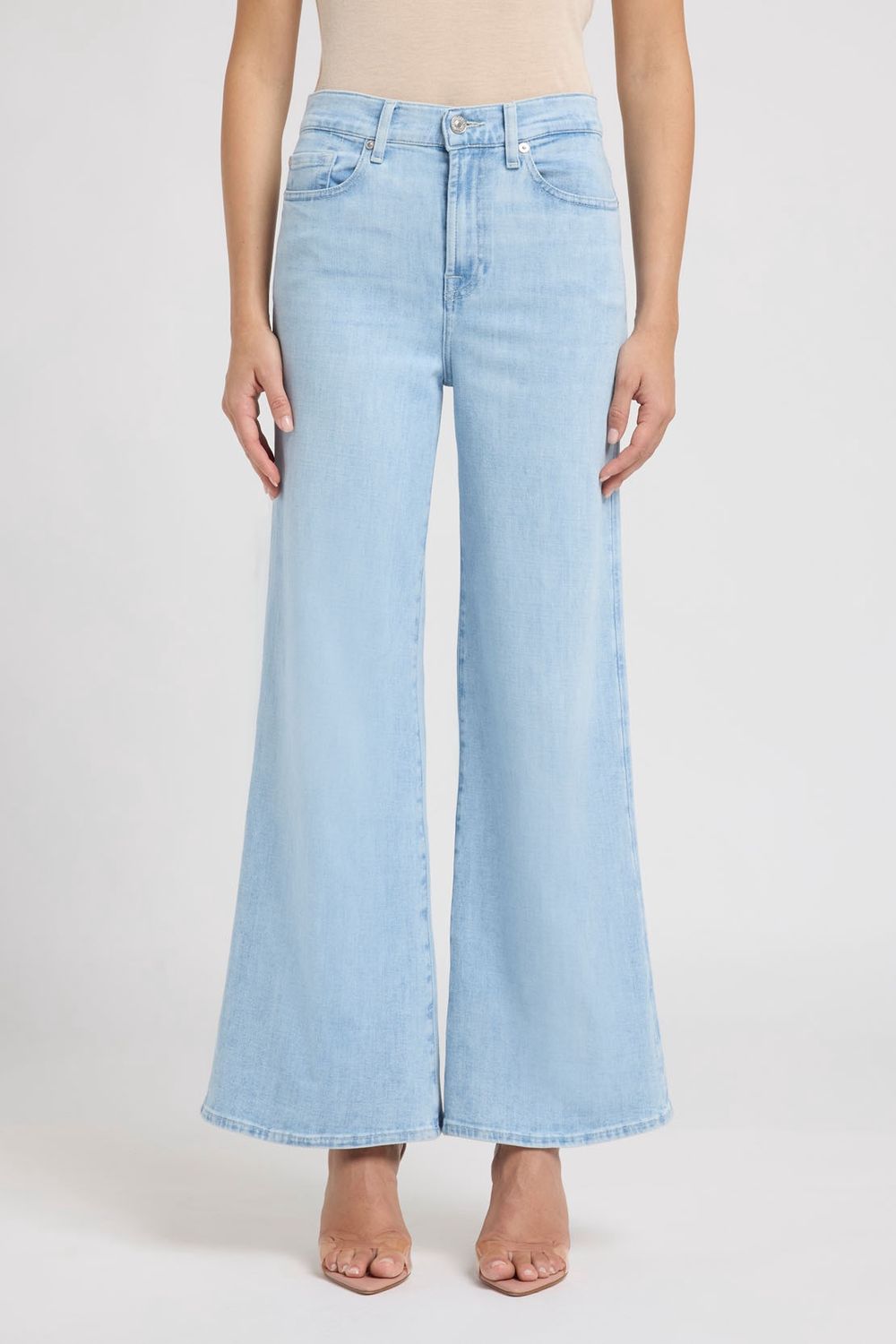 Lotta Ankle Petite Wide-Leg Jeans – 7 For All Mankind