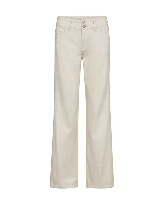 MOS MOSH Marlena Emb Jeans Ecru 178900