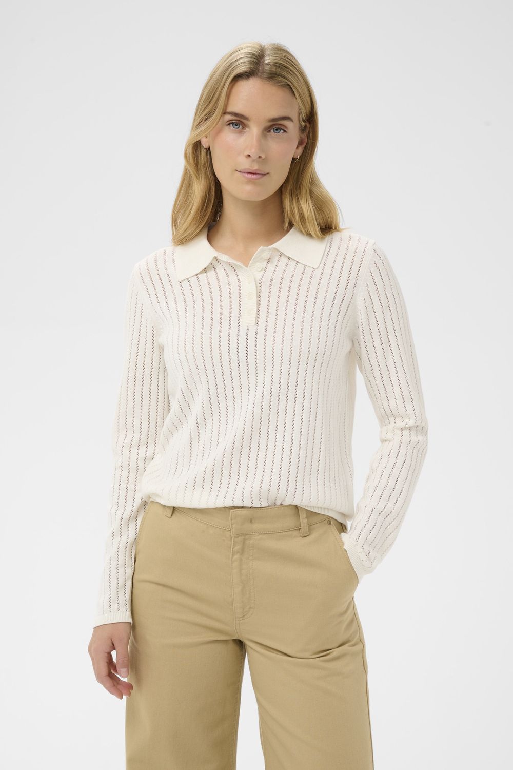 Part Two Zaria pull 30310303, Colour: Whisper White, Size: XS