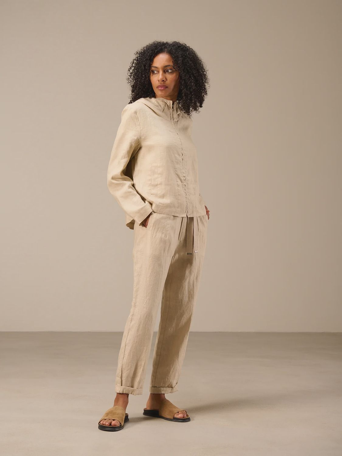 NILE pantalon avec élastique S26316 Sand