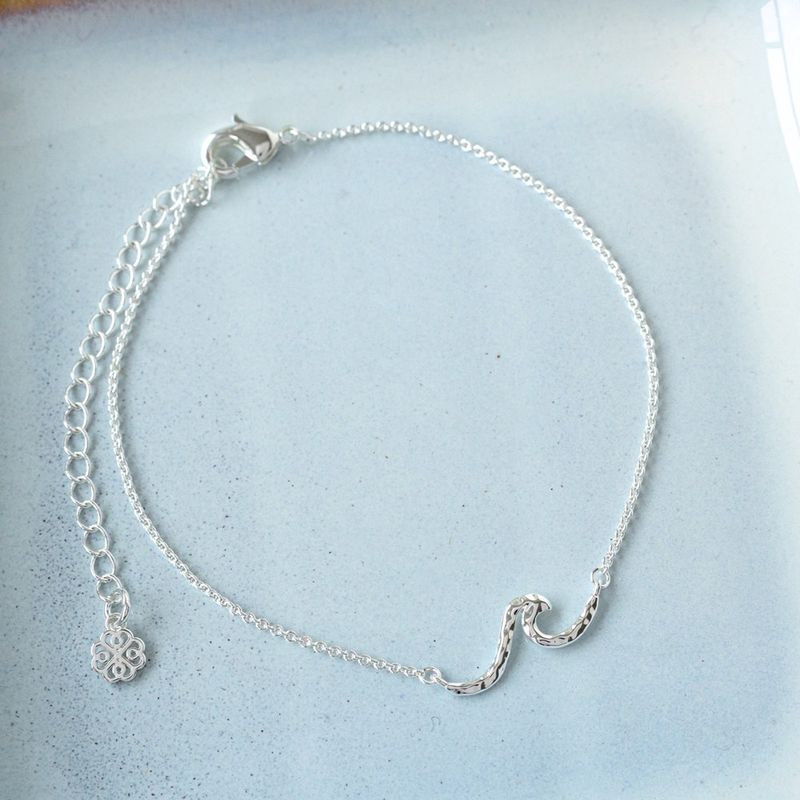 Tiny Wave anklet