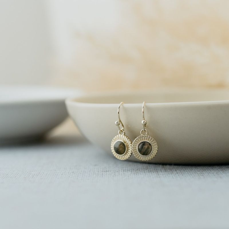 GLEE JEWELRY Lila earrings – Labradorite