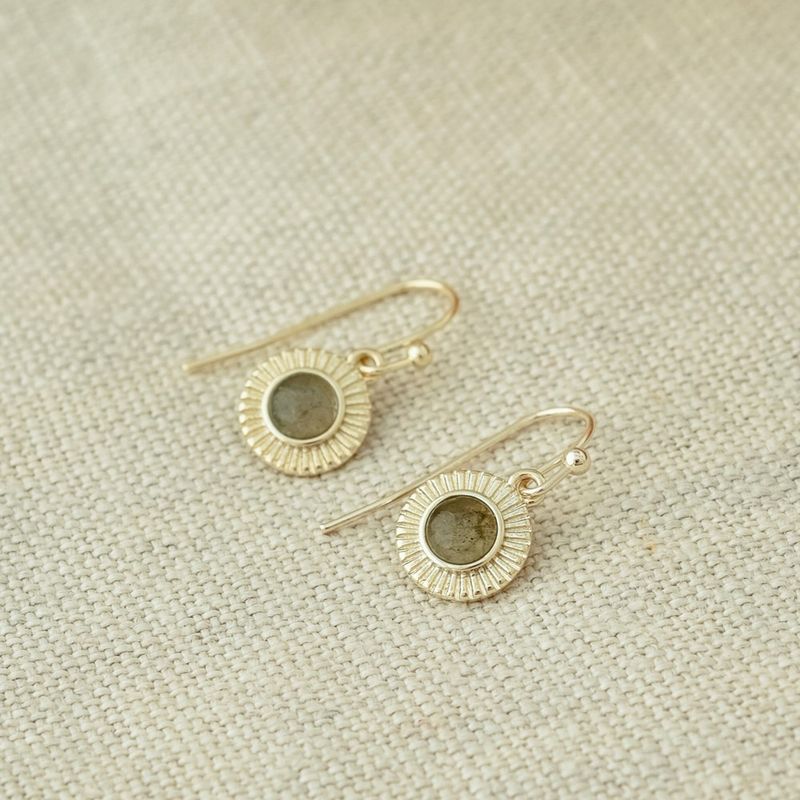 GLEE JEWELRY Lila earrings – Labradorite