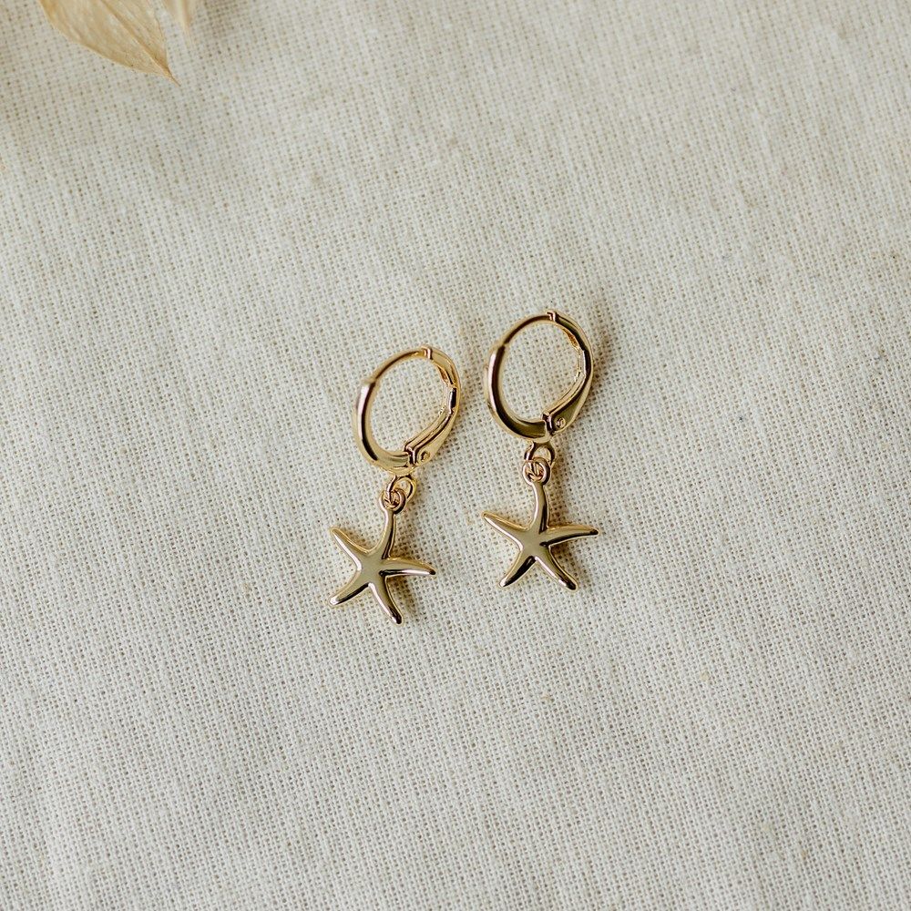 GLEE JEWELRY Seashore Serenity hoops