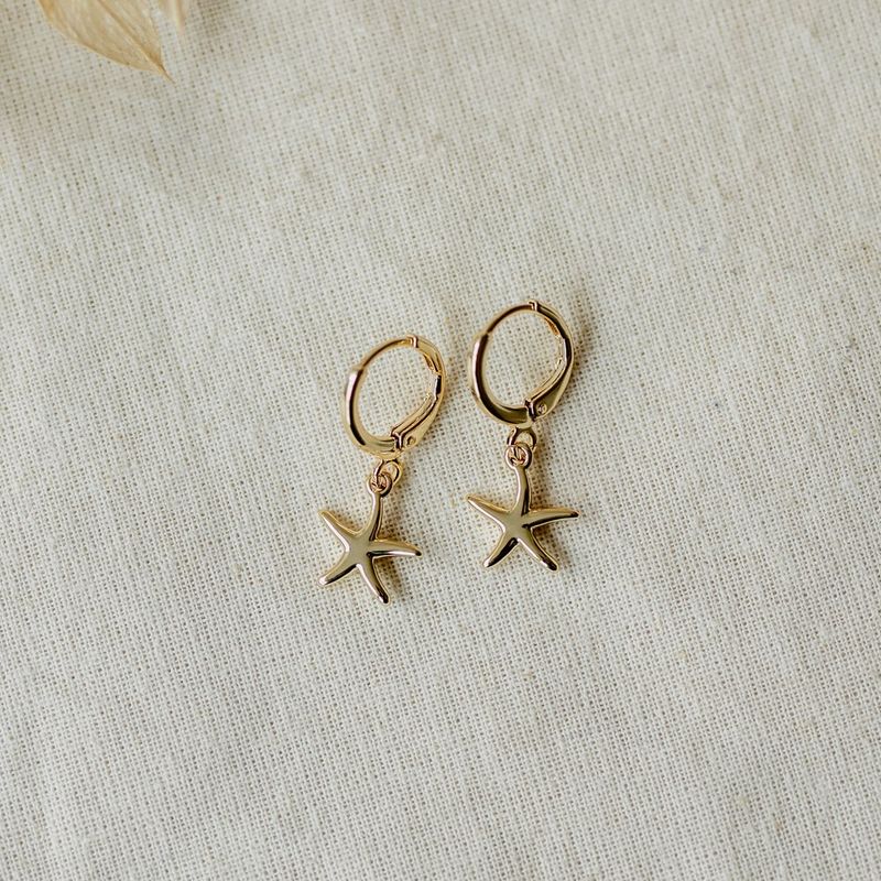 GLEE JEWELRY Seashore Serenity hoops