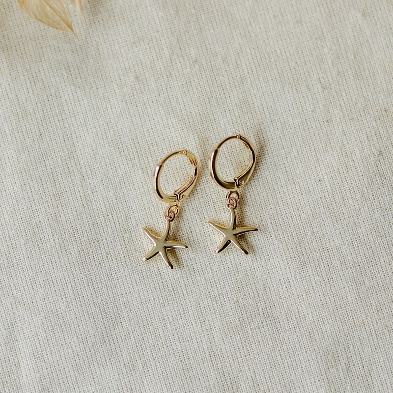 GLEE JEWELRY Seashore Serenity hoops