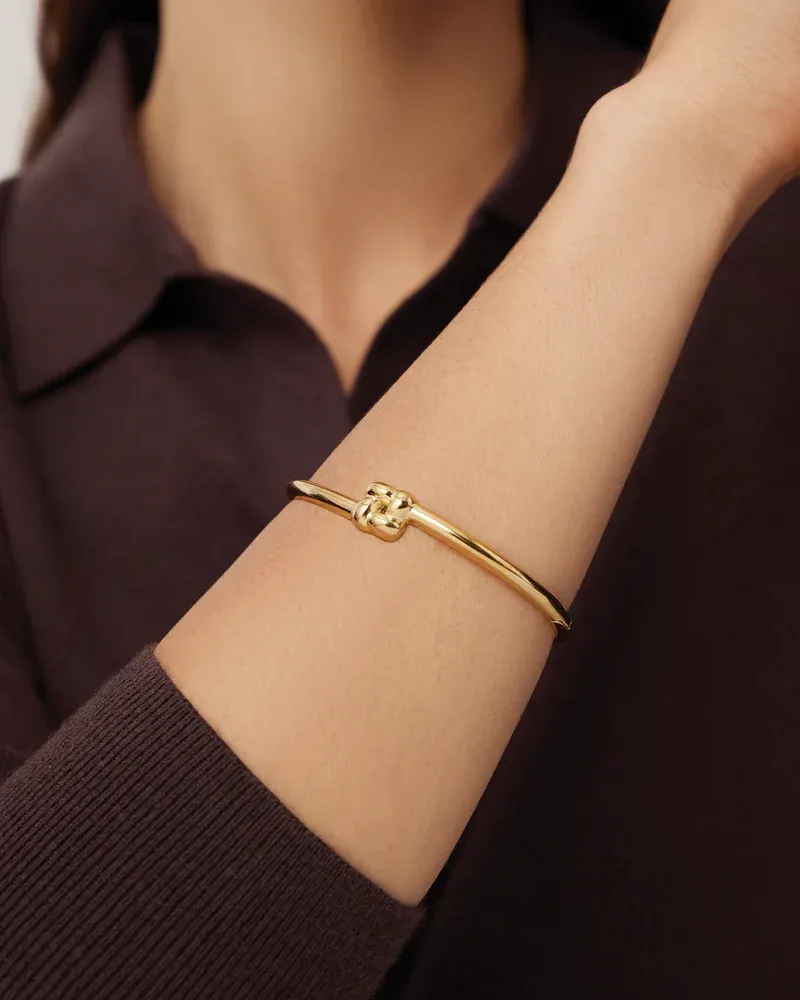 JENNY BIRD Slim Woven Square Bangle_JB2162