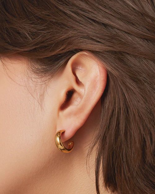 JENNY BIRD Staple Hoop Earrings Small
