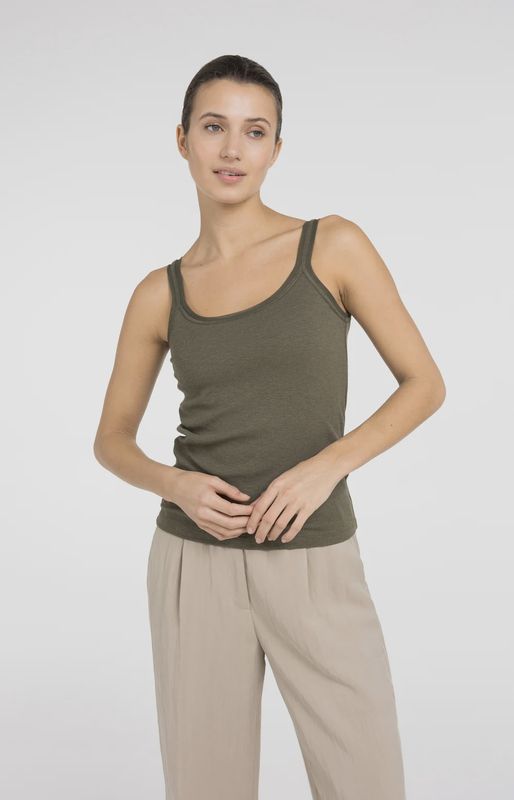 YAYA Camisole Singlet with mesh edge 01729053 YAYA Camisole Singlet with mesh edge 01729053