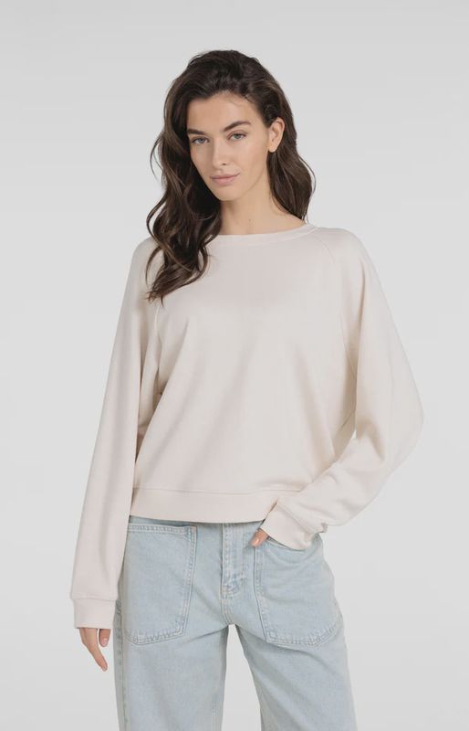 YAYA Sweatshirt with wrap detail at backside 01109118