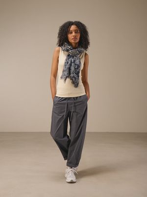 NILE Écharpe imprimée coton bio – Midnight S26382