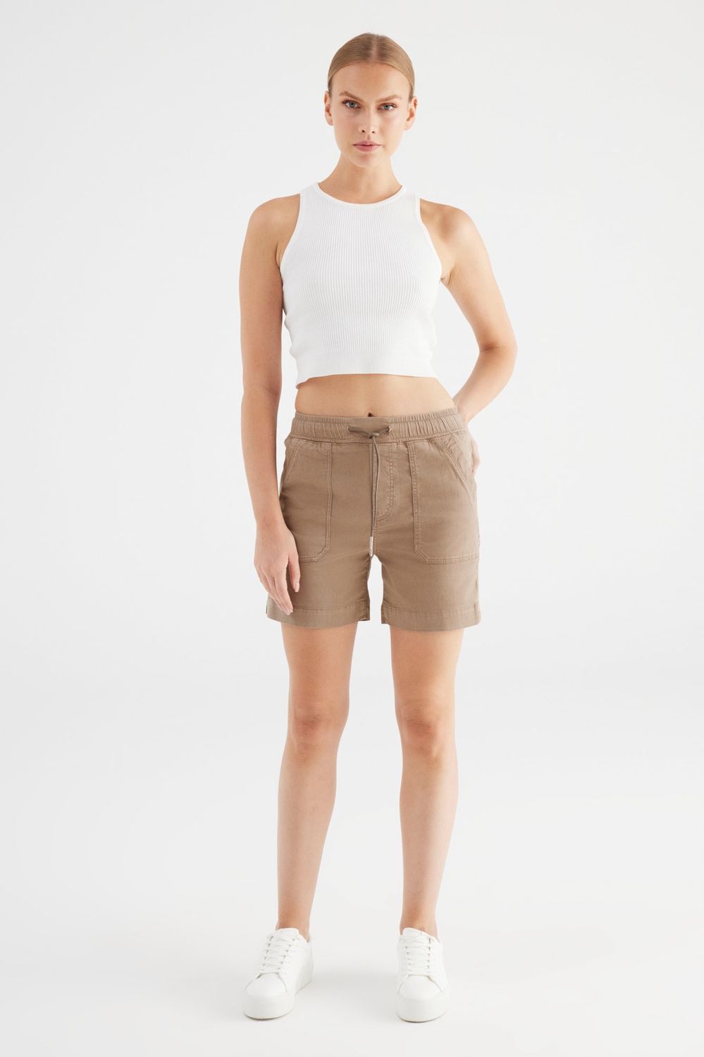 COJ Agnes Slim Non-Denim Shorts
