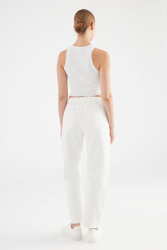 COJ Selena Mid-Waist Arc Leg Pants