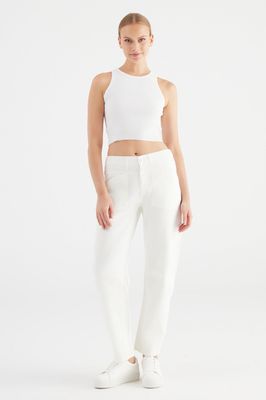 COJ Selena Mid-Waist Arc Leg Pants