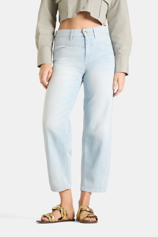 CAMBIO Elin O-Shape Bleached Blue Jeans