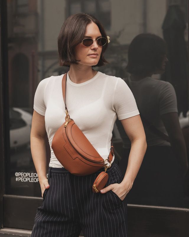 LOUENHIDE Joey Sling Bag Tan 7605