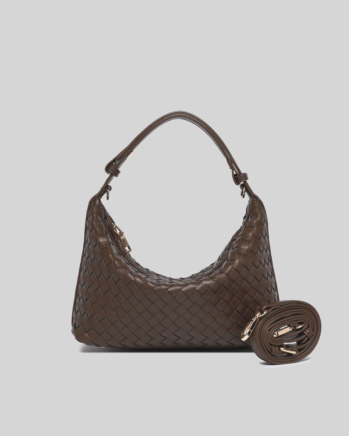 Madeline Shoulder Bag 3460, Colour: CHOCOLATE