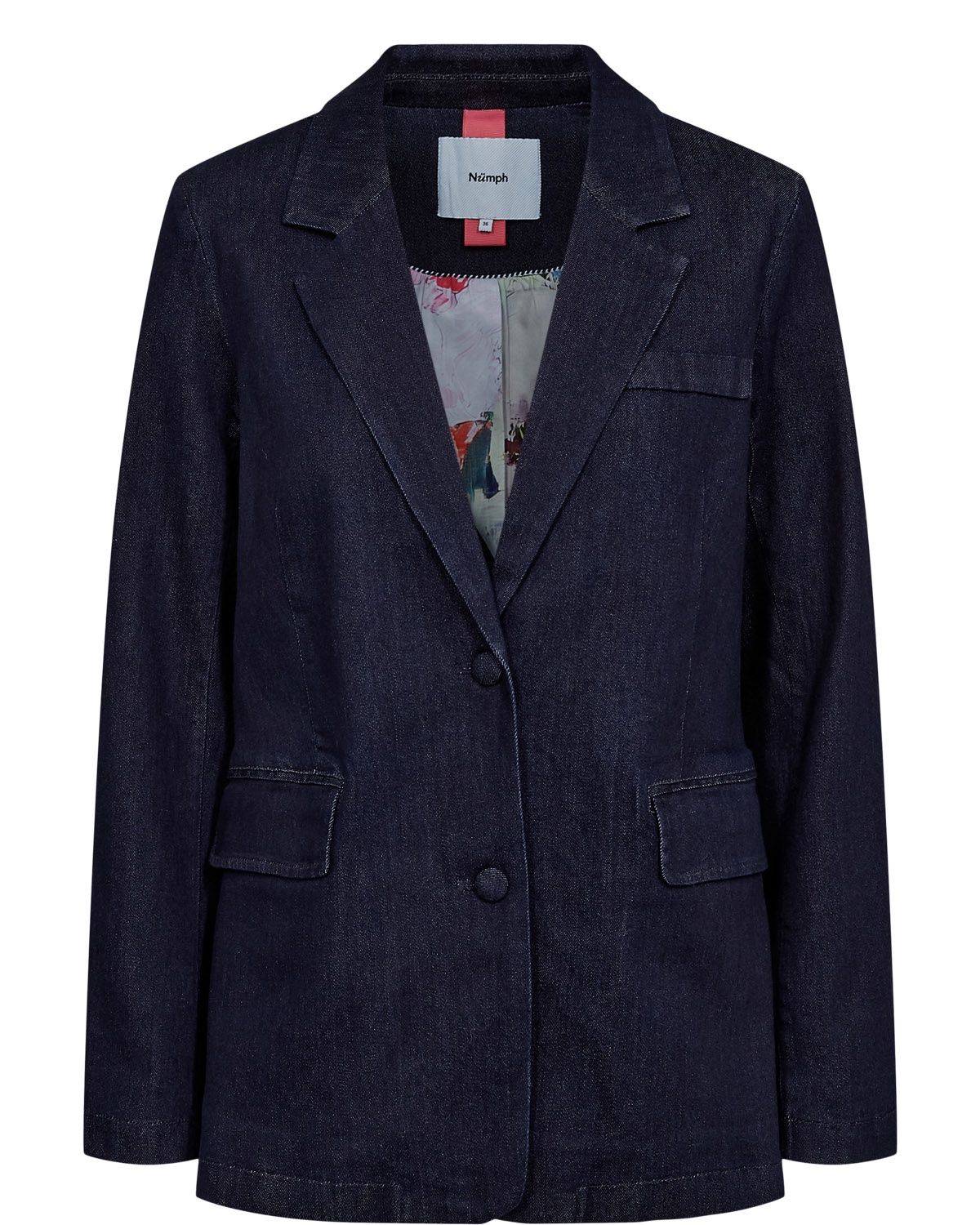NÜMPH Nualetta Denim Blazer Dark Blue 707017