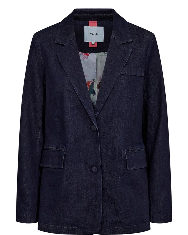 NÜMPH Nualetta Denim Blazer Dark Blue 707017