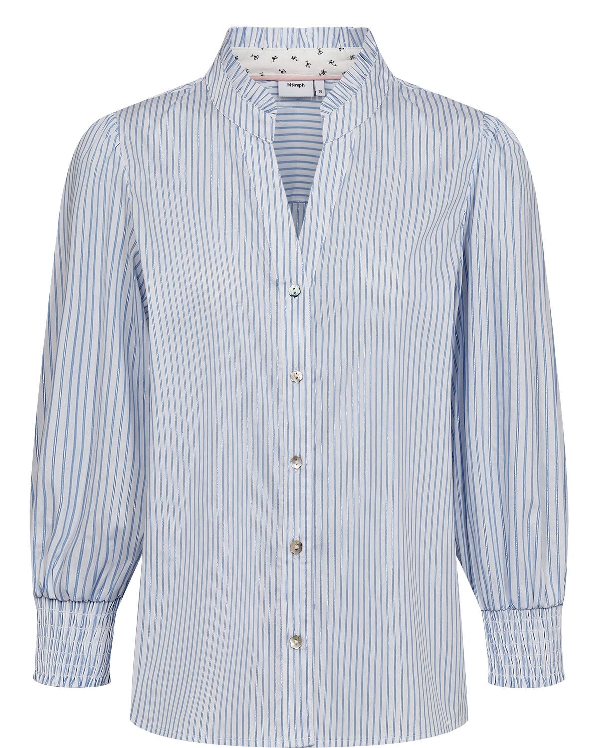 NÜMPH Blouse Nulili Floaty Blue 707070, Size: 34