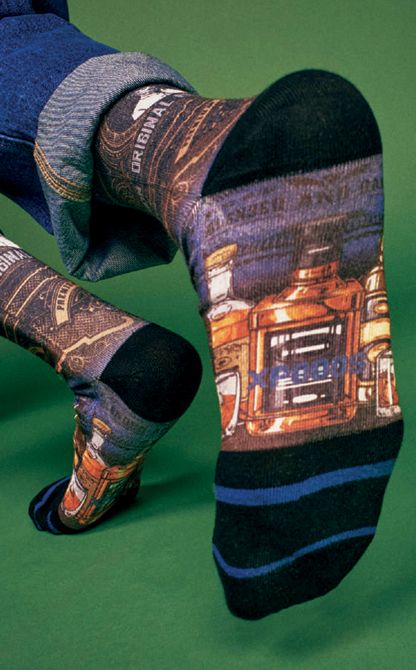 XPOOOS Whiskey Men's Socks 301011056