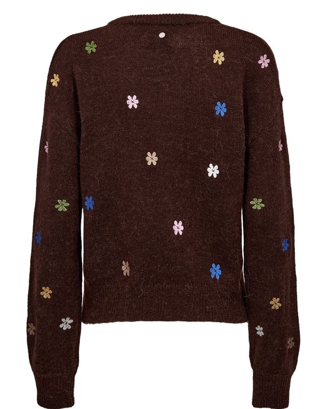 NÜMPH Nuflorie Pullover Black Coffee 707258