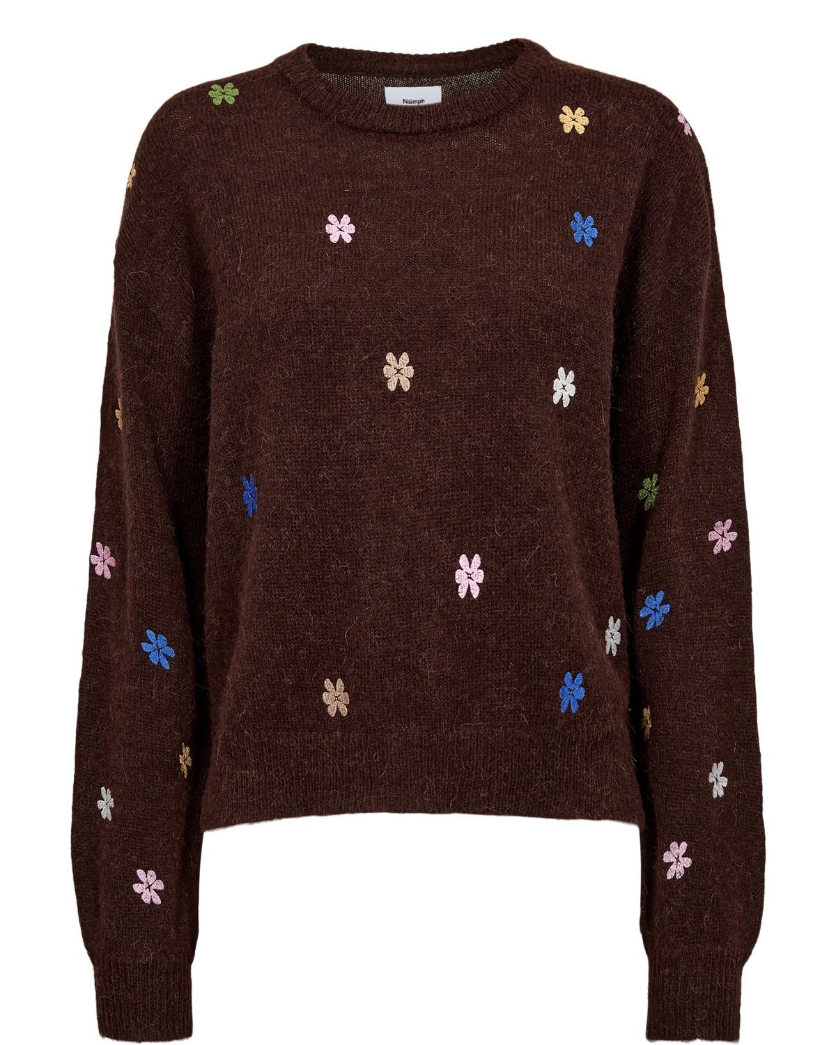 NÜMPH Nuflorie Pullover Black Coffee 707258