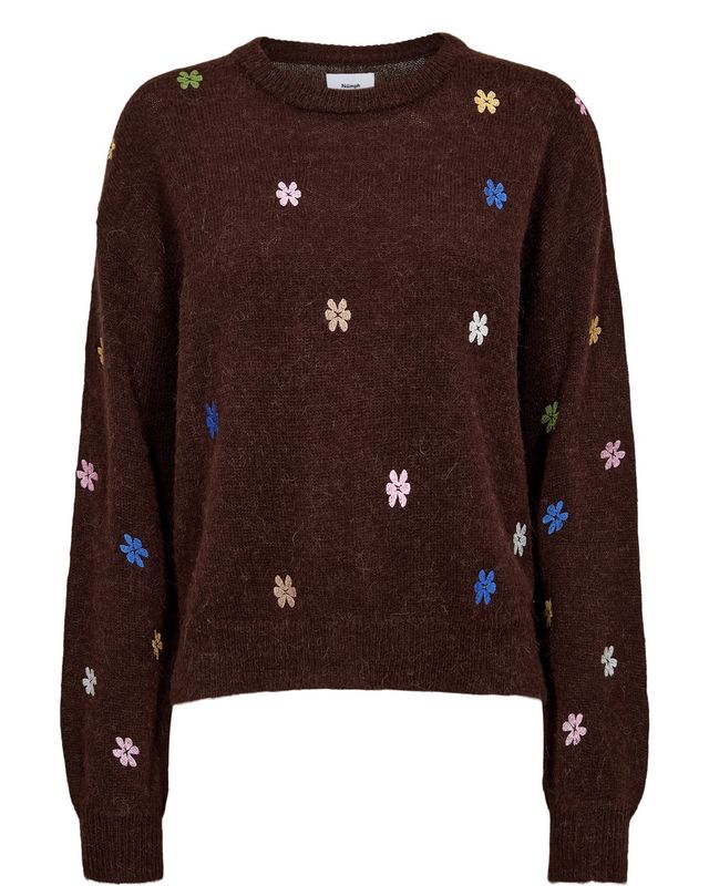 NÜMPH Nuflorie Pullover Black Coffee 707258