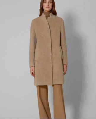 ICONS by CINZIA ROCCA Manteau 3/4 Bouclé Camel UR54001-66C1