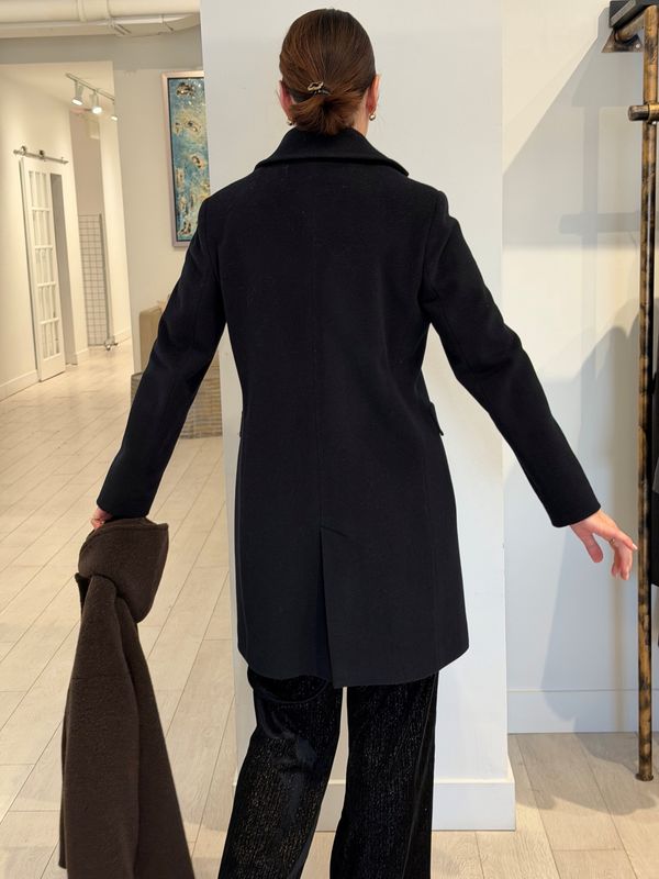 ICONS by Cinzia Rocca Coffee 3/4 Coat with Removable Liner CR65001-66D8