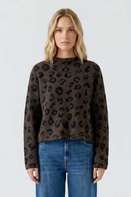 OUI Pull léopard 98982