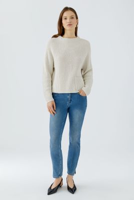 OUI Pull en maille avec poche plaquée 97991