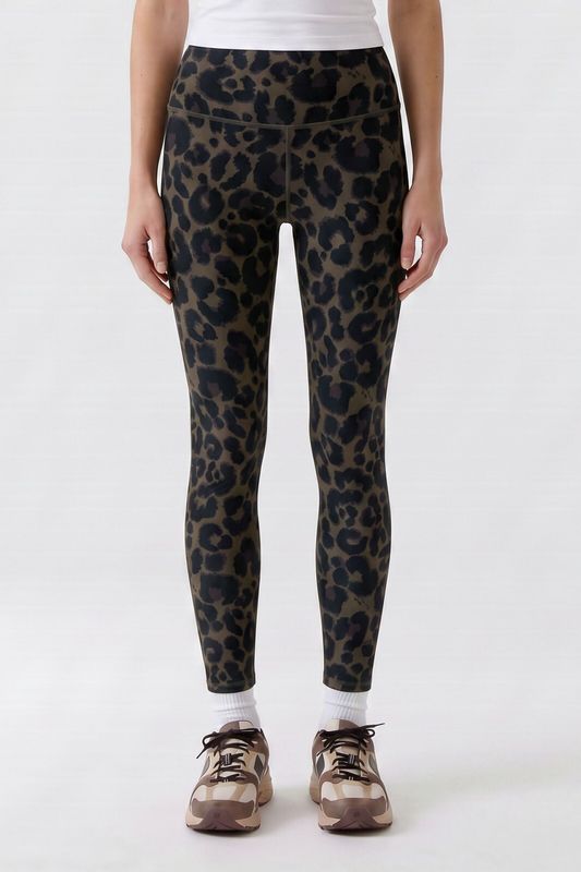 ​OUI High-Waisted Leopard Leggings 99294