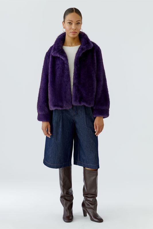 ​OUI Faux Fur Jacket Mysterioso 99180