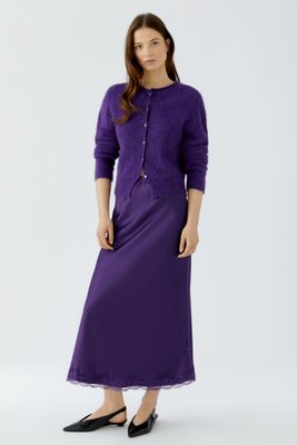 ​OUI Alpaca Blend Cardigan Ultra Violett 99000
