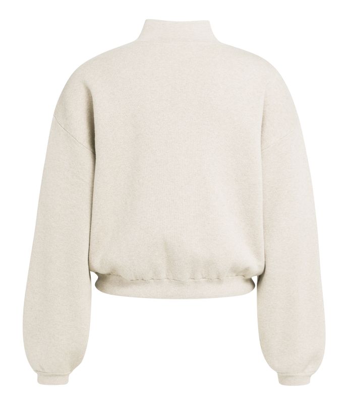 Y​AYA Cotton Zip-Up Cardigan Pure Cashmere Grey Mela 01010171
