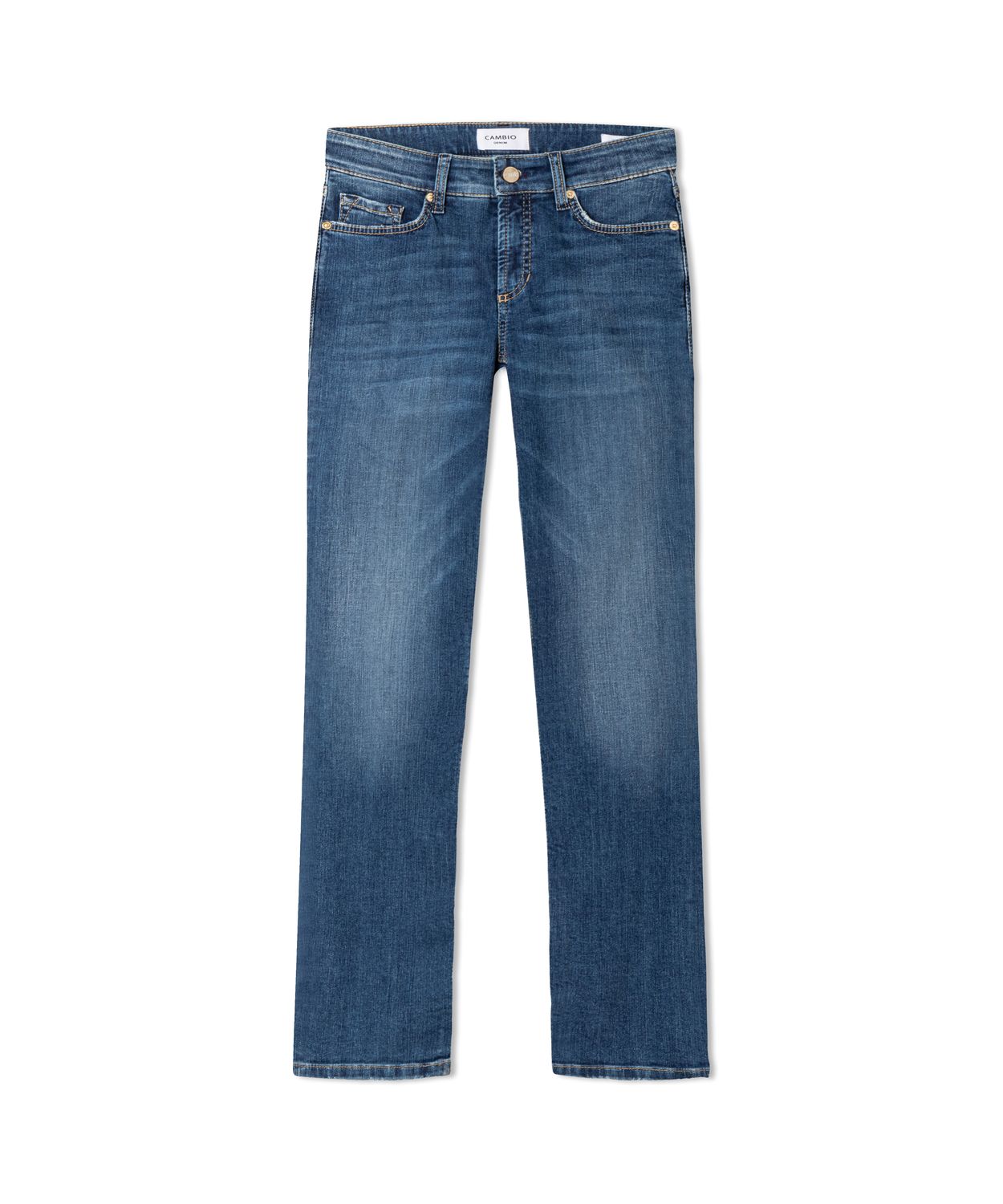 CAMBIO Straight Leg Blue Jeans 9128-0039-17