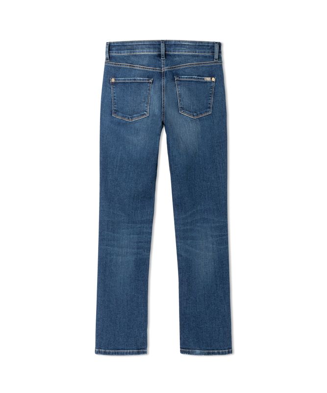 CAMBIO Straight Leg Blue Jeans 9128-0039-17