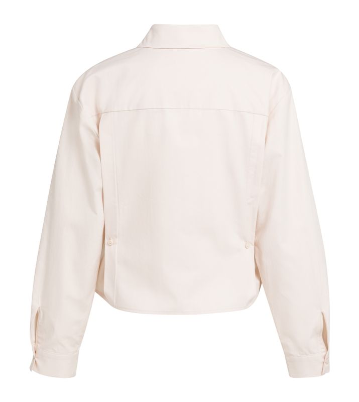 YAYA Fitted Poplin Blouse with Button Detail 201240
