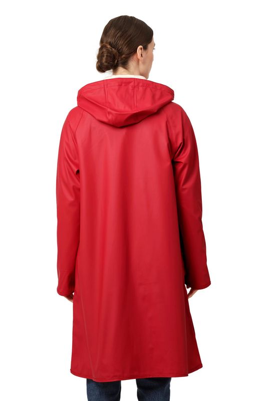 ILSE JACOBSEN RAIN71 Long Raincoat Red