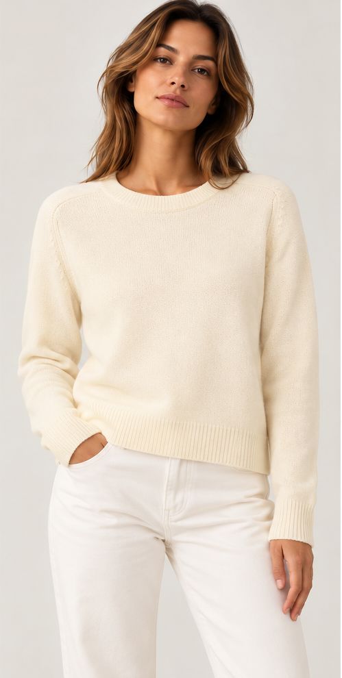NOT SHY Pansy Cashmere Sweater NF1E026WSC000 Ecru
