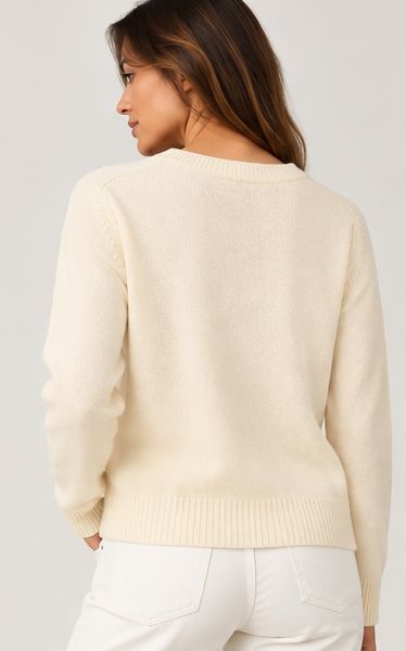 NOT SHY Pansy Cashmere Sweater NF1E026WSC000 Ecru