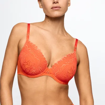 MARIE JO Cerina Padded Heart-Shaped Bra Orange 0103086