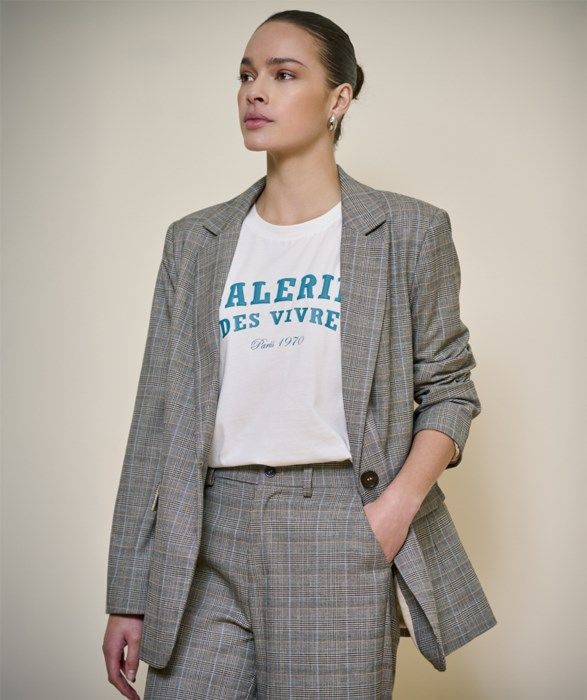 ESQUALO Check Blazer F2610520