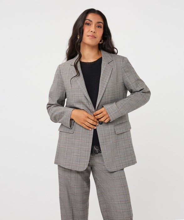 ESQUALO Check Blazer F2610520