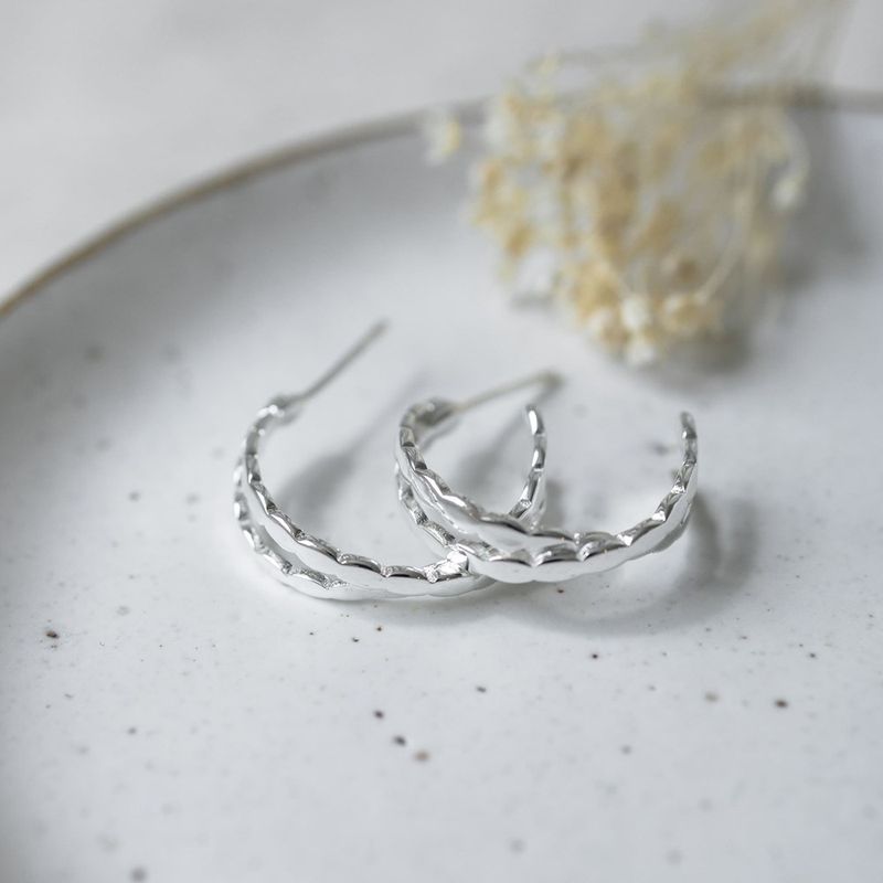 GLEE Bella Curio Hoop Earrings – Gold &amp; Silver